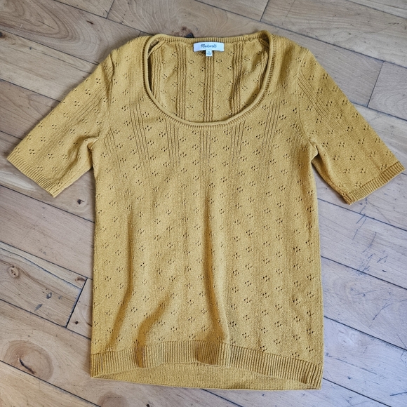 As Seen On TV! Madewell Pointelle Sweater - Picture 8 of 14